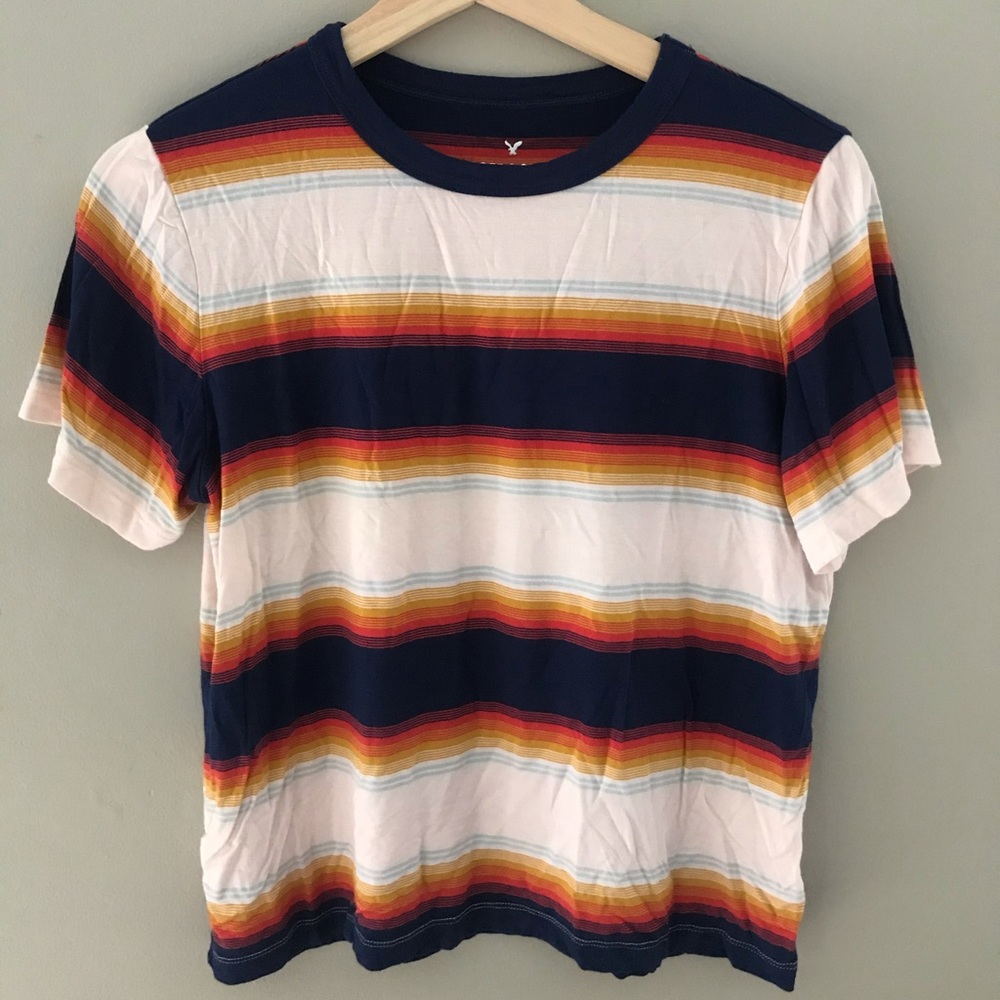 Rainbow Crop top T